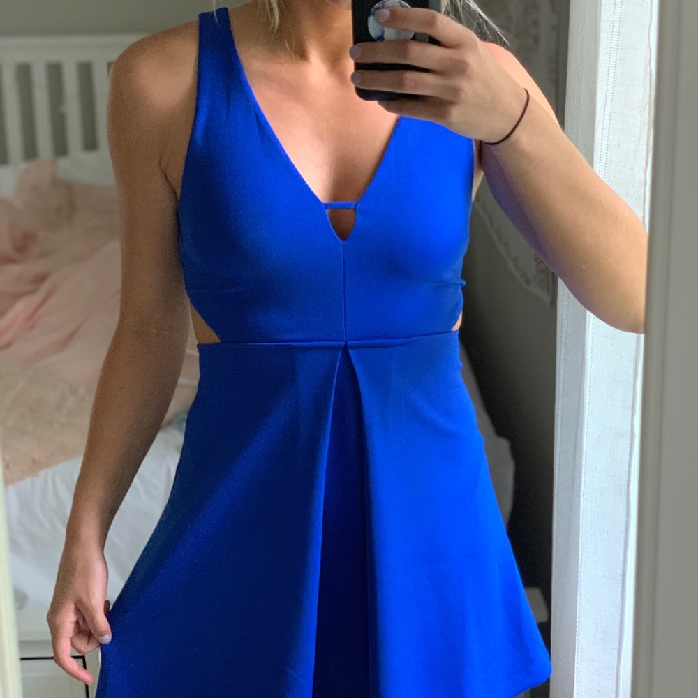 Express Blue Formal Dress
